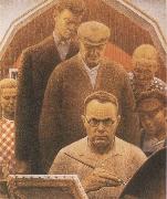 Grant Wood Return from Bohemia oil on canvas